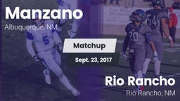Matchup: Manzano  vs. Rio Rancho  2017