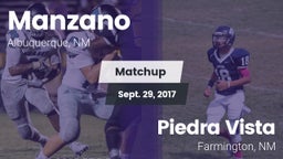 Matchup: Manzano  vs. Piedra Vista  2017