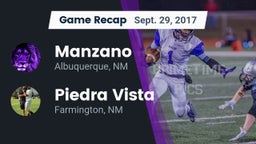 Recap: Manzano  vs. Piedra Vista  2017