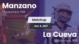 Matchup: Manzano  vs. La Cueva 2017