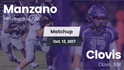Matchup: Manzano  vs. Clovis  2017
