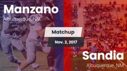 Matchup: Manzano  vs. Sandia  2017