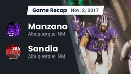 Recap: Manzano  vs. Sandia  2017