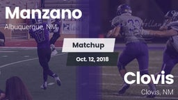 Matchup: Manzano  vs. Clovis  2018