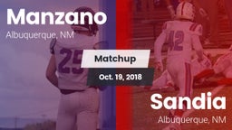 Matchup: Manzano  vs. Sandia  2018