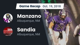 Recap: Manzano  vs. Sandia  2018