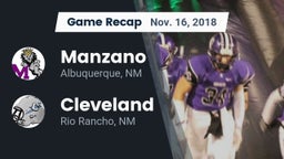 Recap: Manzano  vs. Cleveland  2018