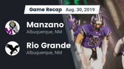 Recap: Manzano  vs. Rio Grande  2019