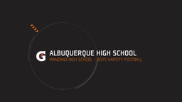 Manzano football highlights Albuquerque High School