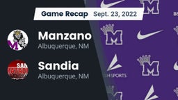 Recap: Manzano  vs. Sandia  2022