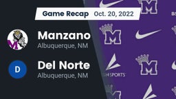 Recap: Manzano  vs. Del Norte  2022