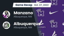 Recap: Manzano  vs. Albuquerque  2022