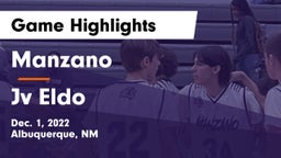 Manzano  vs Jv Eldo Game Highlights - Dec. 1, 2022
