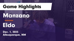 Manzano  vs Eldo Game Highlights - Dec. 1, 2023