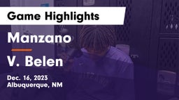 Manzano  vs V. Belen  Game Highlights - Dec. 16, 2023