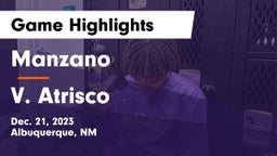 Manzano  vs V. Atrisco Game Highlights - Dec. 21, 2023