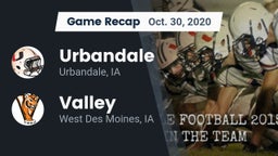 Recap: Urbandale  vs. Valley  2020