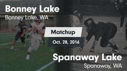 Matchup: Bonney Lake High vs. Spanaway Lake  2016