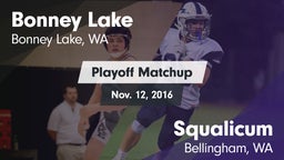 Matchup: Bonney Lake High vs. Squalicum  2016