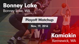 Matchup: Bonney Lake High vs. Kamiakin  2016