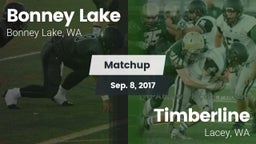 Matchup: Bonney Lake High vs. Timberline  2017