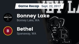 Recap: Bonney Lake  vs. Bethel  2017