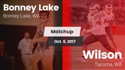 Matchup: Bonney Lake High vs. Wilson  2017
