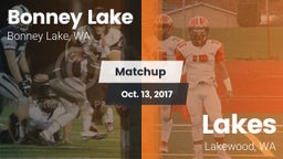 Matchup: Bonney Lake High vs. Lakes  2017