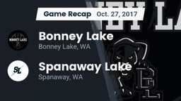 Recap: Bonney Lake  vs. Spanaway Lake  2017