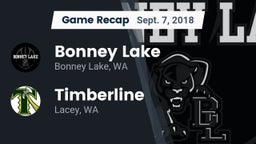 Recap: Bonney Lake  vs. Timberline  2018