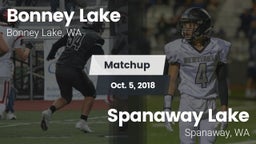 Matchup: Bonney Lake High vs. Spanaway Lake  2018