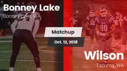 Matchup: Bonney Lake High vs. Wilson  2018