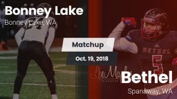 Matchup: Bonney Lake High vs. Bethel  2018