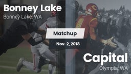 Matchup: Bonney Lake High vs. Capital  2018