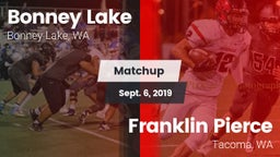 Matchup: Bonney Lake High vs. Franklin Pierce  2019