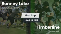 Matchup: Bonney Lake High vs. Timberline  2019