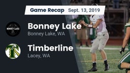 Recap: Bonney Lake  vs. Timberline  2019