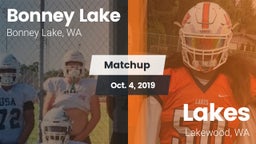Matchup: Bonney Lake High vs. Lakes  2019