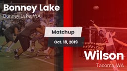 Matchup: Bonney Lake High vs. Wilson  2019