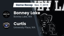 Recap: Bonney Lake  vs. Curtis  2019