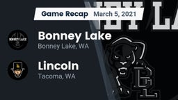 Recap: Bonney Lake  vs. Lincoln  2021