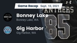 Recap: Bonney Lake  vs. Gig Harbor  2021