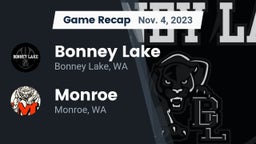 Recap: Bonney Lake  vs. Monroe  2023
