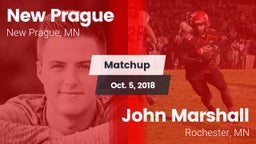 Matchup: New Prague High vs. John Marshall  2018