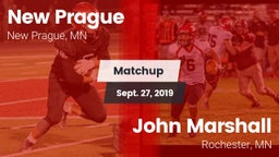 Matchup: New Prague High vs. John Marshall  2019