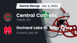 Recap: Central Catholic  vs. Orchard Lake St. Mary's Prep 2023