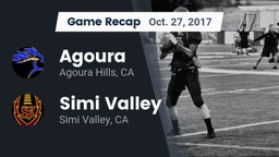 Recap: Agoura  vs. Simi Valley  2017
