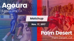Matchup: Agoura  vs. Palm Desert  2017