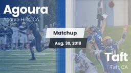 Matchup: Agoura  vs. Taft  2018