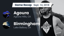 Recap: Agoura  vs. Birmingham  2018